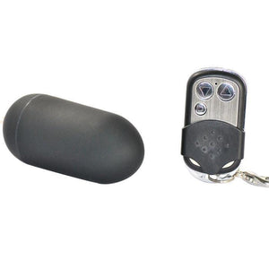 Black Remote Controlled Vibrating Egg