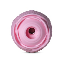 Load image into Gallery viewer, Pink Thrusting Rose Vibrator 10-Speeds
