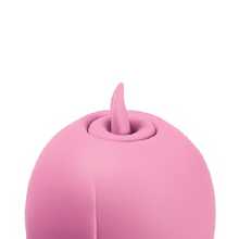 Load image into Gallery viewer, Pink 2 in 1 Clit Sucking Rose w/ Vibrating Tongue
