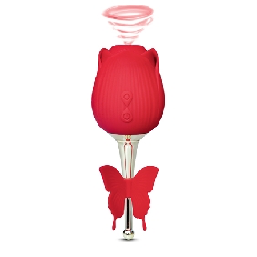 10-Speed Butterfly Clitora Rose Vibrator