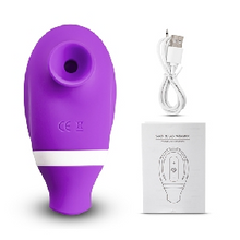 Load image into Gallery viewer, Clit Sucking &amp; Tongue Licking Vibrator 2-in-1
